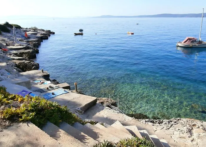 Seaside With A Swimming Pool Rastici, Ciovo - 17889 Апартаменти
